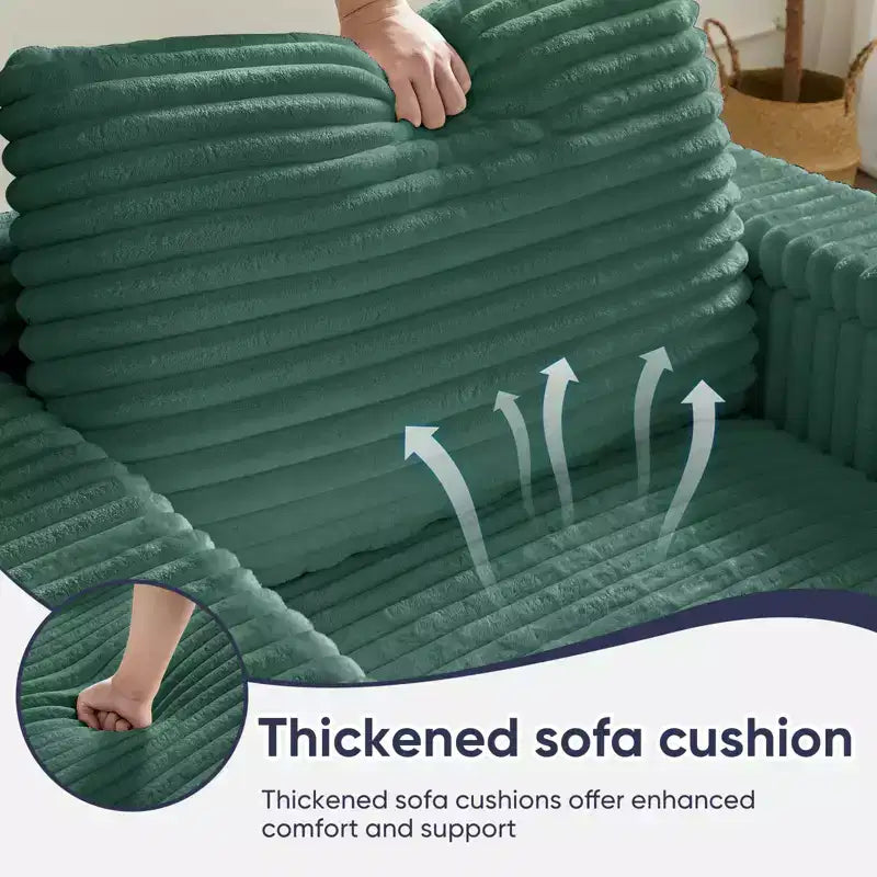 43 W Oversized Chaise Lounge Chair Indoor with Ottoman