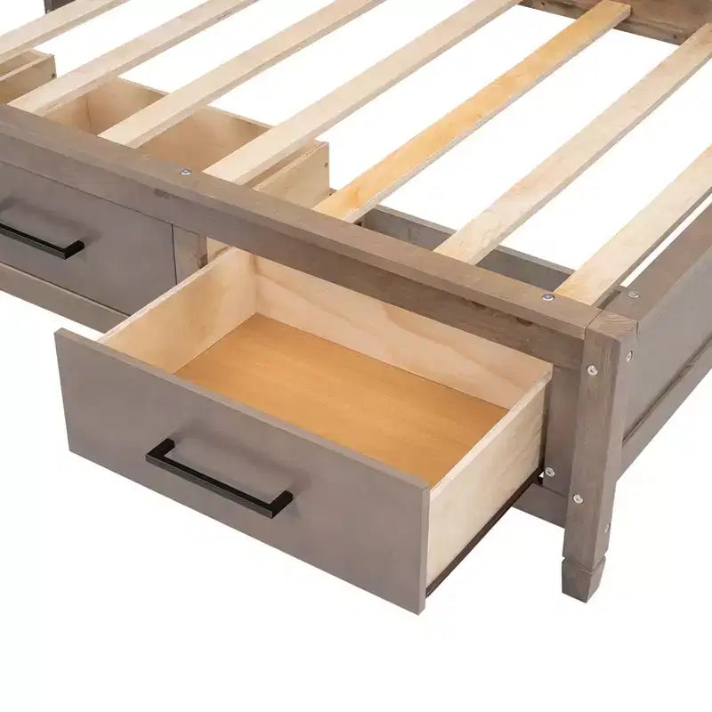 Byron Twin Size Lounge Daybed with Storage Shelves and USB Ports