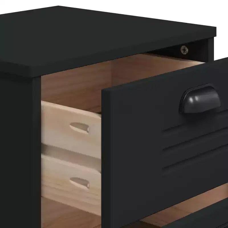 Bedside Cabinet Accent End Table Bedroom Furniture Solid Wood Pine
