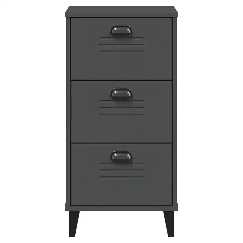 Bedside Cabinet Accent End Table Bedroom Furniture Solid Wood Pine