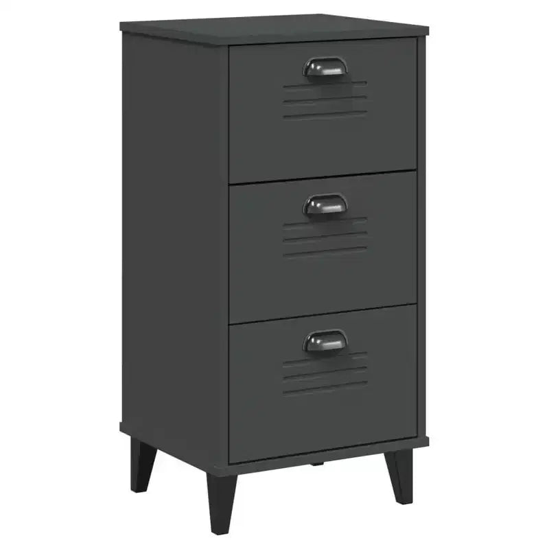 Bedside Cabinet Accent End Table Bedroom Furniture Solid Wood Pine