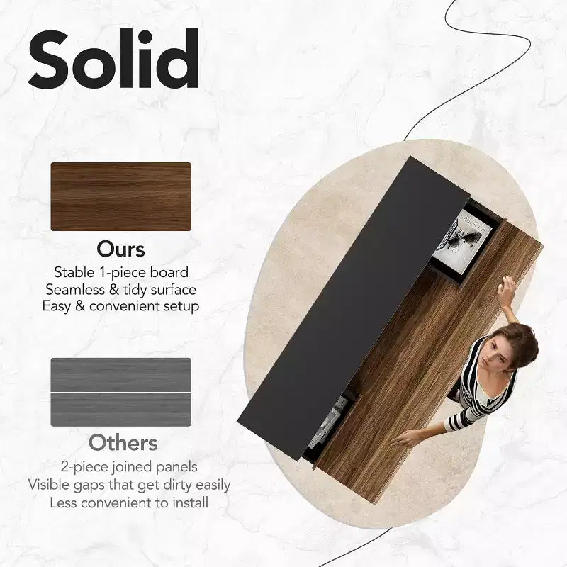 55 Inch Electric Height Adjustable Stand Up Desk with Storage, Standing Desk with 6 Drawers, Computer Home Office Workstation with Monitor Stand