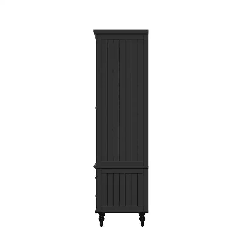 Wardrobe Closet 2 Door 3 Drawer with Tall Legs